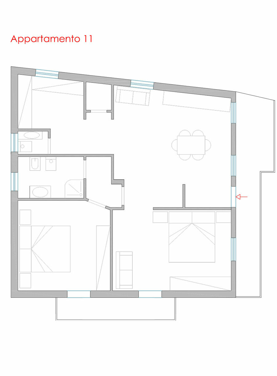 Casa Priori - Malcesine - Haus 03  |  Appartamento 11   