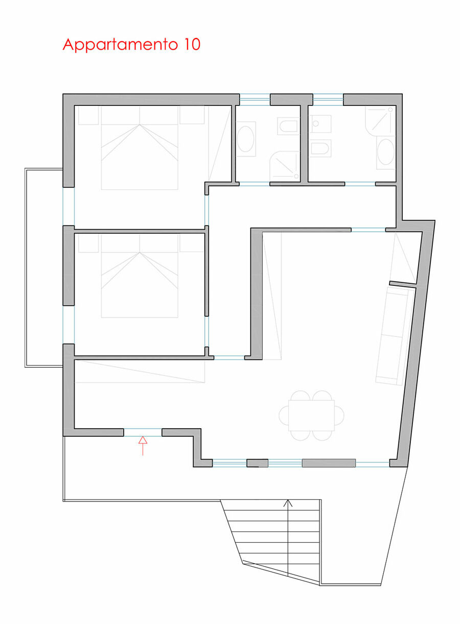 Casa Priori - Malcesine - Haus 03  |  Appartamento 10  